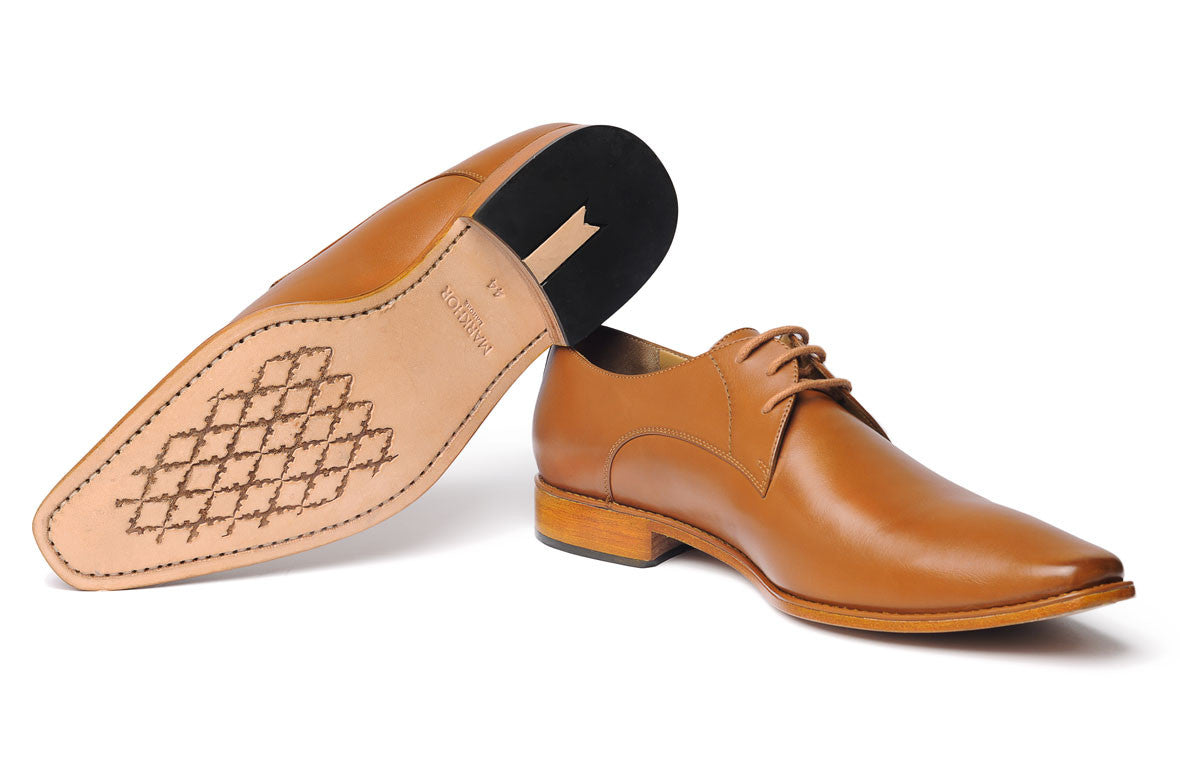 Tan derbies sales